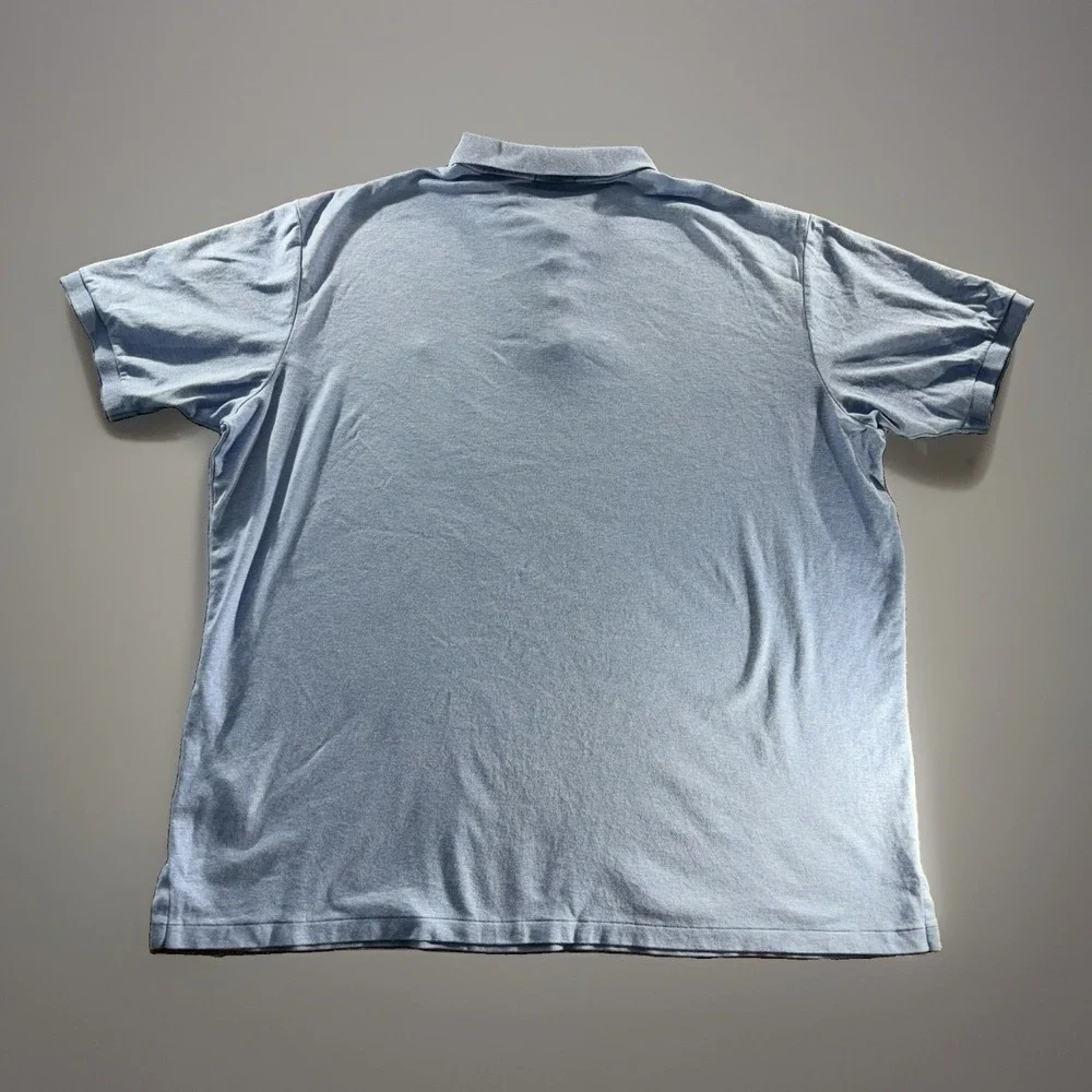 Polo Ralph Lauren Shirt Men's 3XLT Blue Performance Big & Tall Flesh Pony